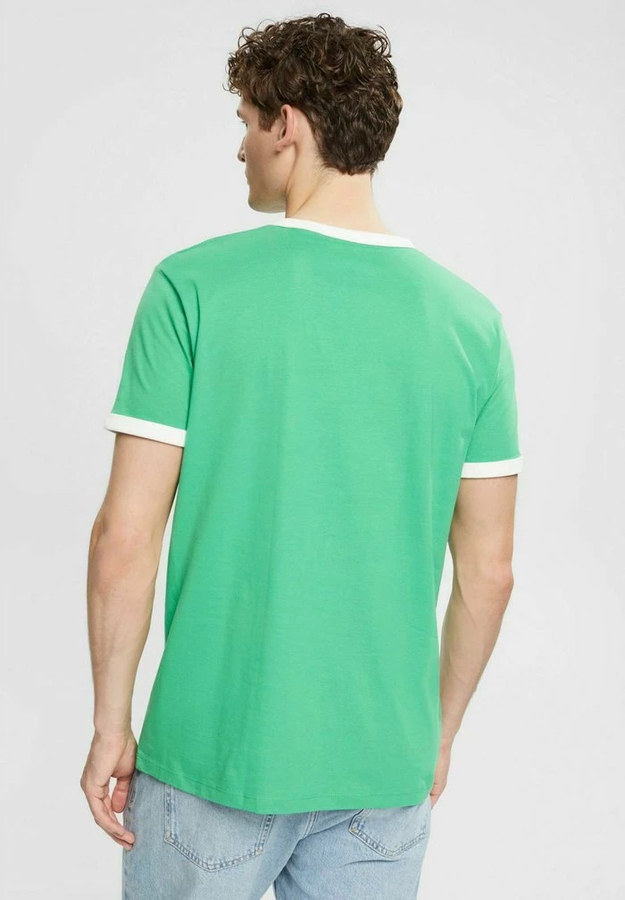 Esprit SLIM FIT - Print T-shirt - Green - Image 3