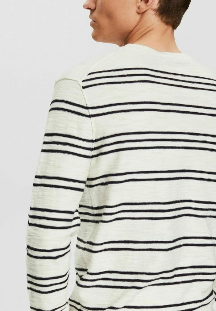 Esprit MIT STREIFENMUSTER - Jumper - Off White - Image 5