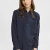 Esprit Button-down Blouse - Navy