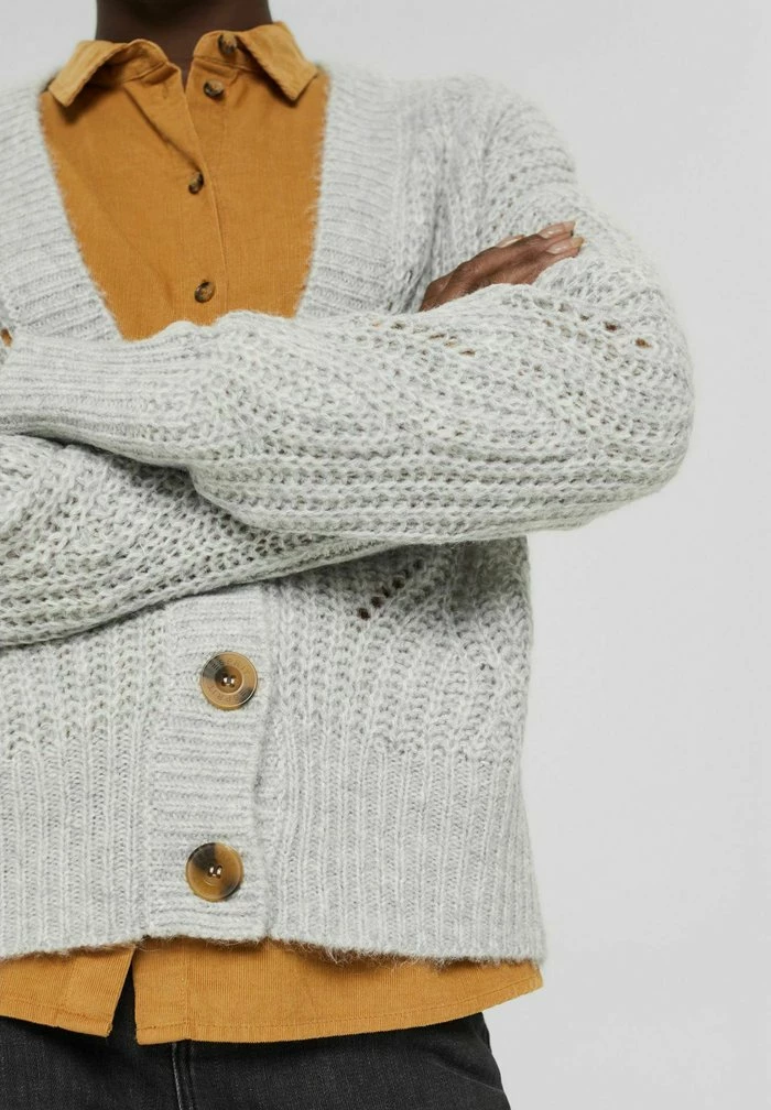 Esprit Cardigan - Light Grey - Image 4