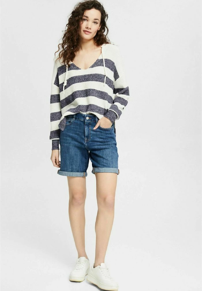 Esprit Denim Shorts - Blue Medium Washed - Image 2