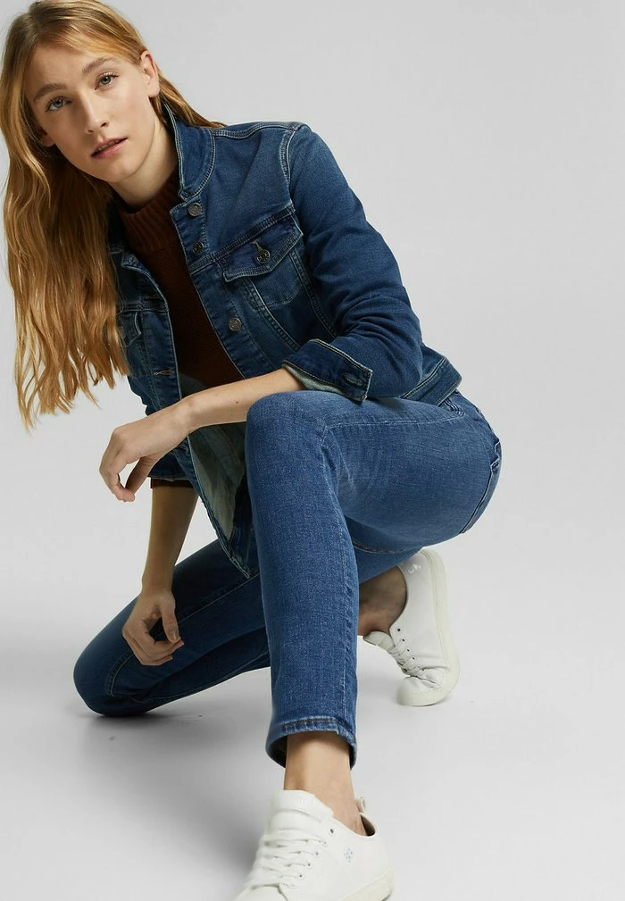 Esprit Slim Fit Jeans - Blue Medium Washed - Image 5