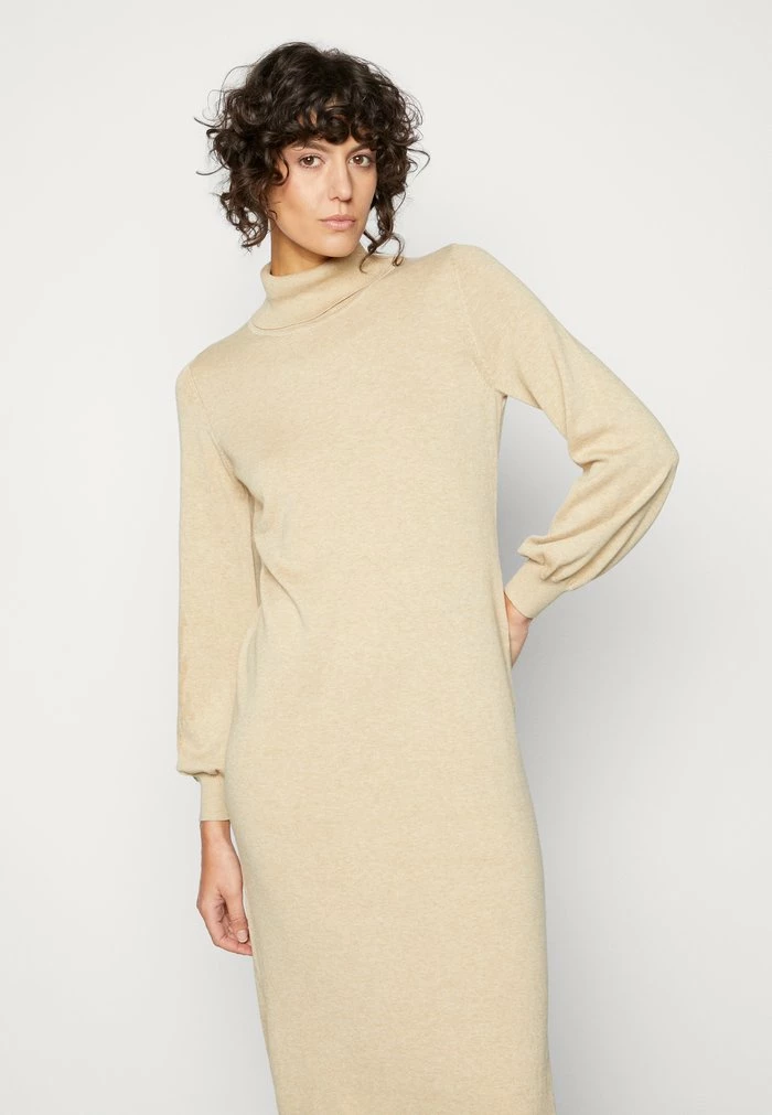 Esprit Jumper Dress - Sand - Image 4
