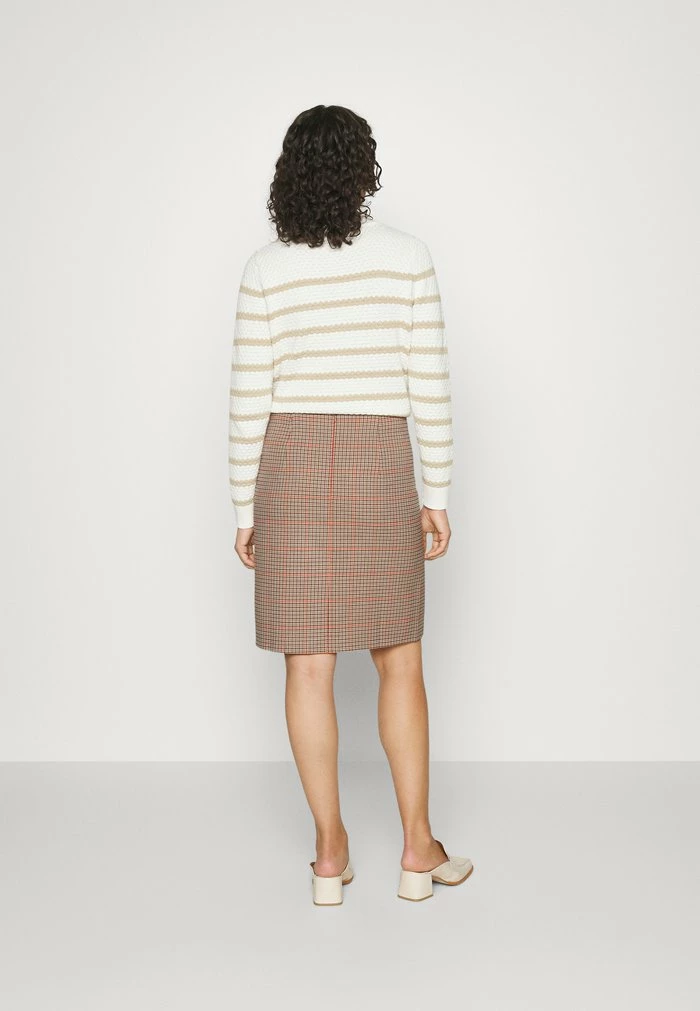 Esprit CHECK CHARLT - Mini Skirt - Sand - Image 3