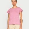 Esprit BRODERIE - Basic T-shirt - Violet