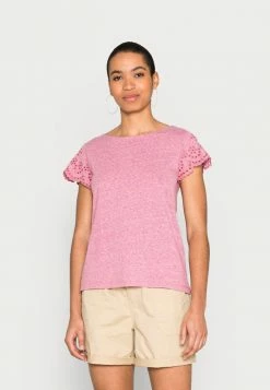 Esprit BRODERIE - Basic T-shirt - Violet
