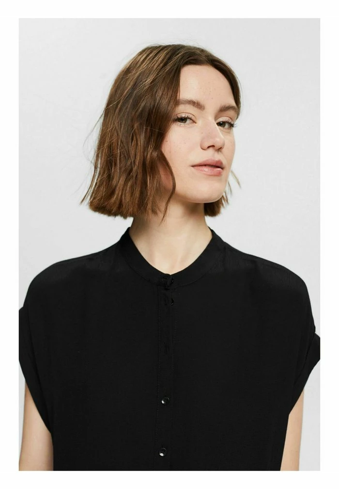 Esprit MIT KNOPFLEISTE - Shirt Dress - Black - Image 5