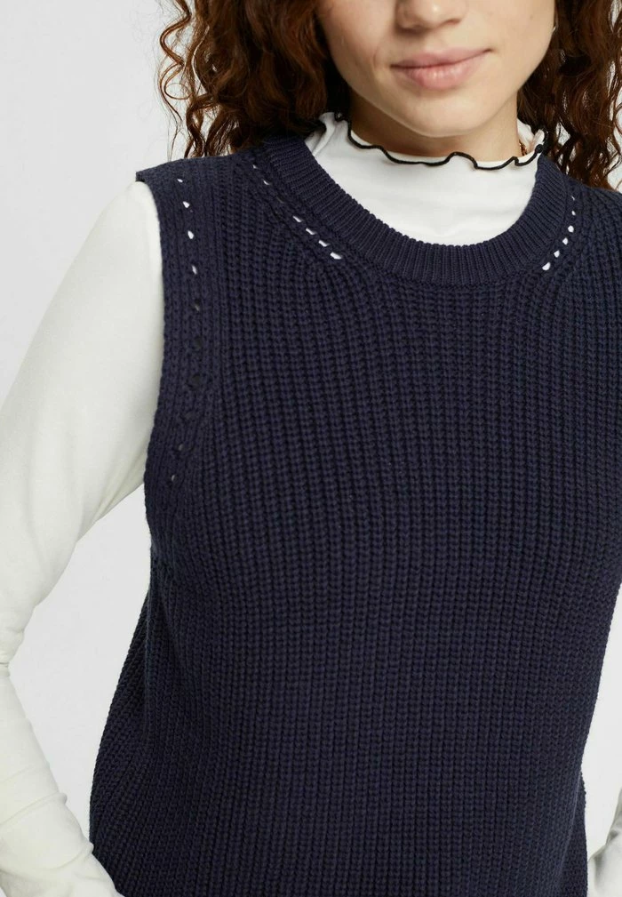 Esprit VEST - Top - Navy - Image 4
