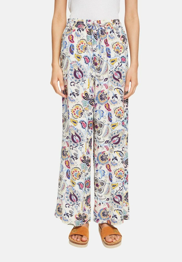 Esprit FLOATY PANTS - Trousers - Off White - Image 9