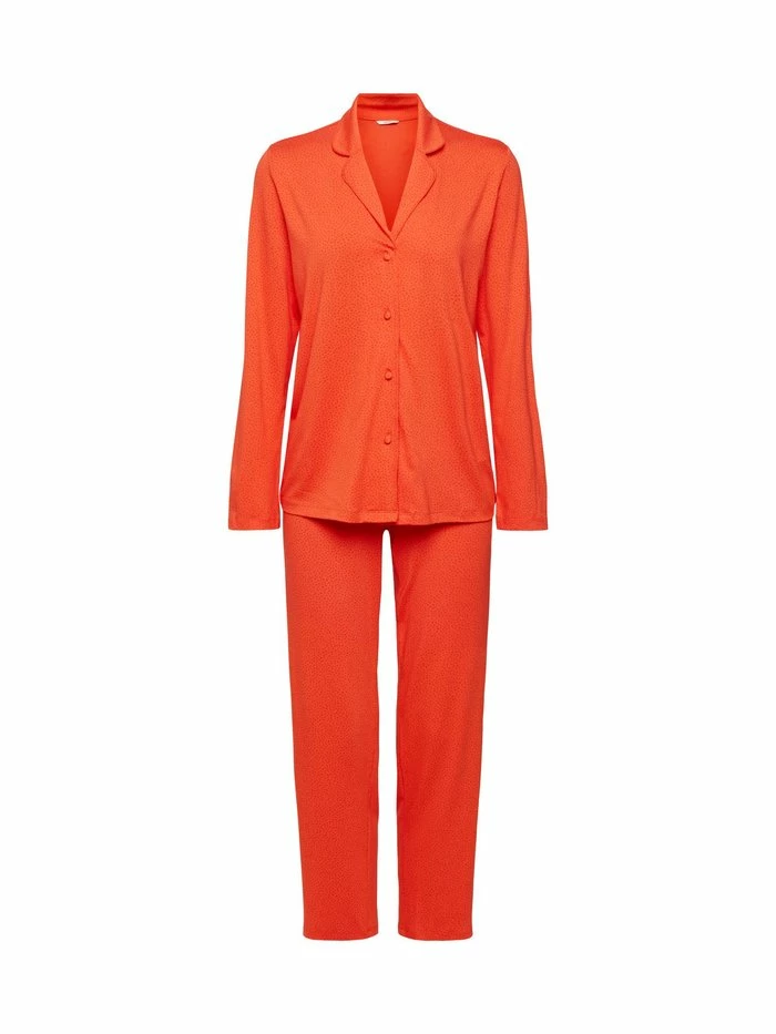 Esprit LONG SLEEVE SET - Pyjama Set - Red Orange - Image 6