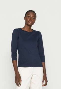 Esprit T LSLV SLUB SL - Long Sleeved Top - Navy