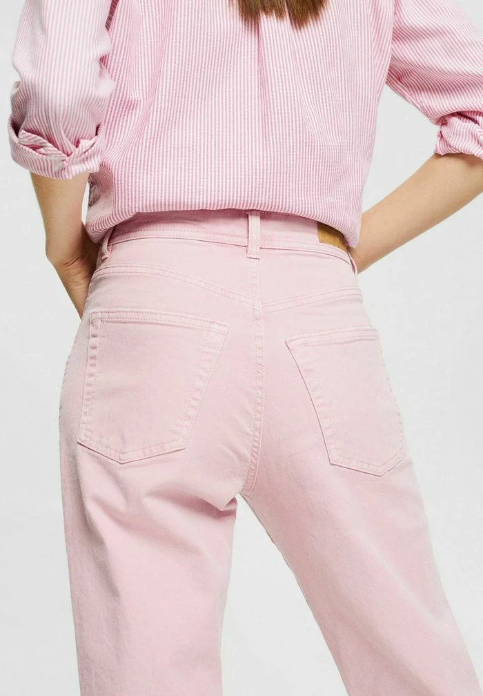 Esprit Straight Leg Jeans - Pink - Image 5
