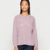 Esprit LUREX - Jumper - Mauve