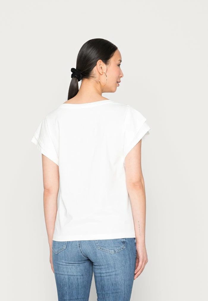 Esprit Print T-shirt - Off White - Image 3
