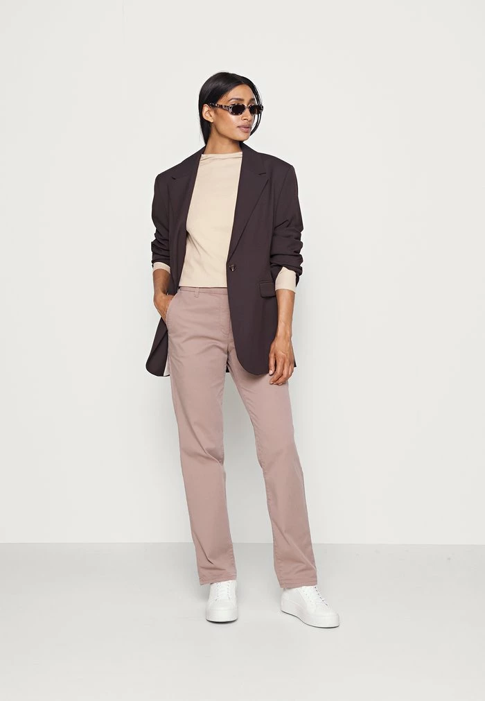 Esprit Long Sleeved Top - Cream Beige - Image 2