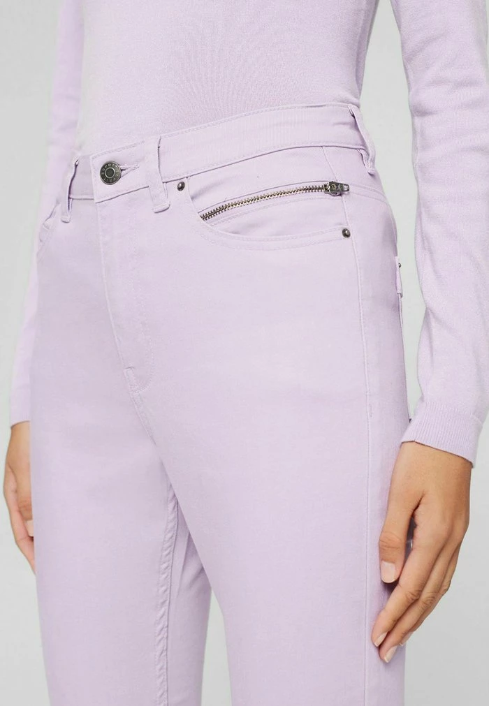 Esprit SKINNY - Trousers - Lilac - Image 4