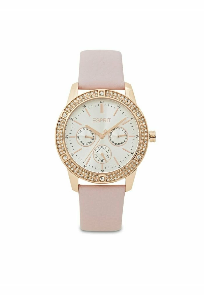 Esprit CHRONOGRAPH MIT ZIRKONIASTEINEN - Chronograph Watch - Pink - Image 2