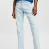 Esprit Straight Leg Jeans - Blue Bleached