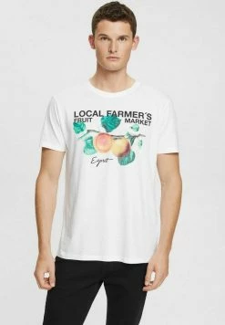 Esprit MIT PRINT - Print T-shirt - White
