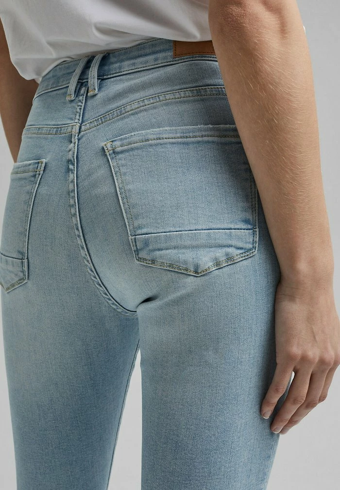 Esprit MIT ORGANIC COTTON - Slim Fit Jeans - Blue Bleached - Image 5