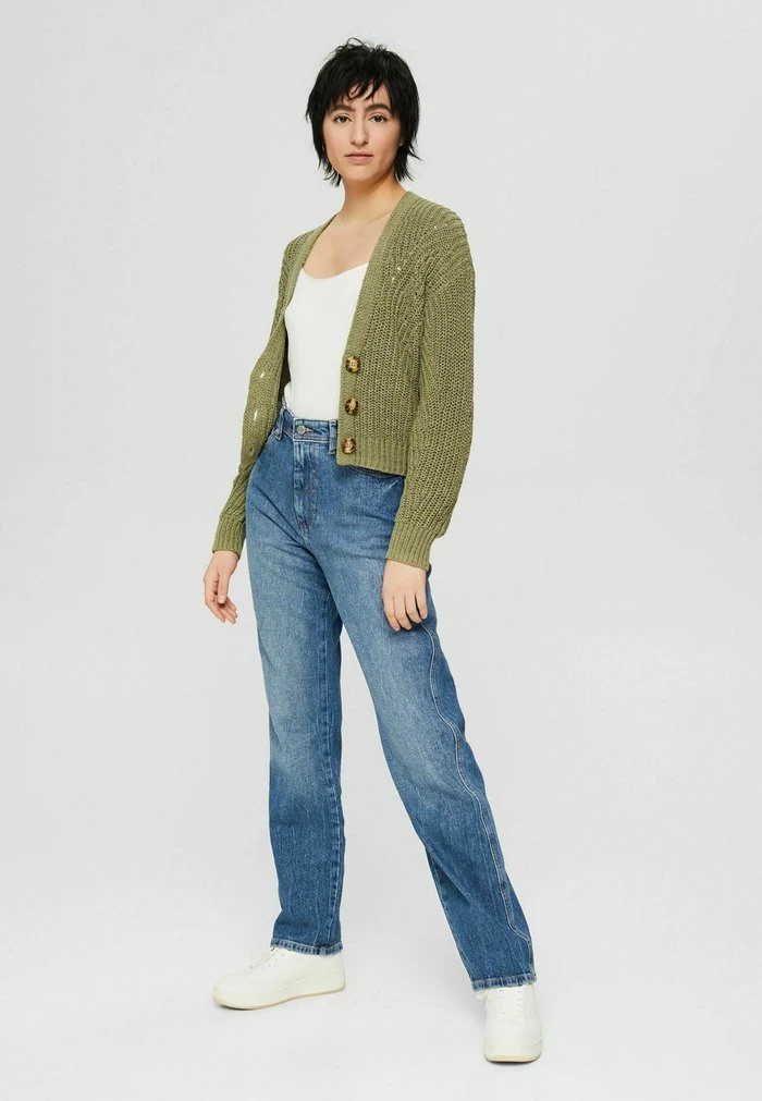 Esprit CARDIGAN - Cardigan - Light Khaki - Image 2