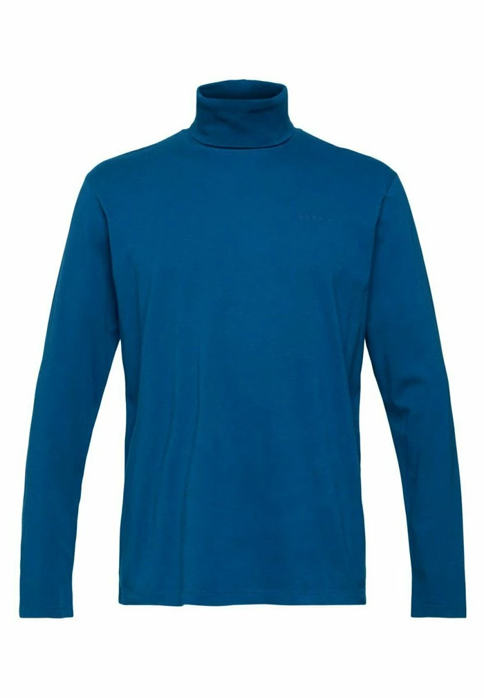 Esprit SOFT ROLL - Long Sleeved Top - Petrol Blue - Image 5