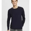 Esprit LONGSLEEVE - Long Sleeved Top - Navy