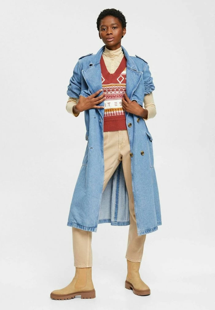 Esprit Long Sleeved Top - Cream Beige - Image 5