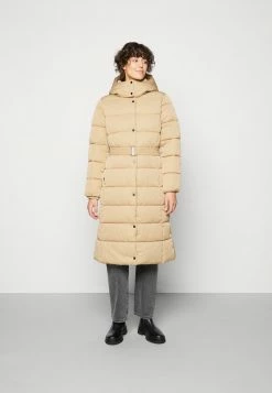Esprit BELT COAT - Winter Coat - Khaki Beige