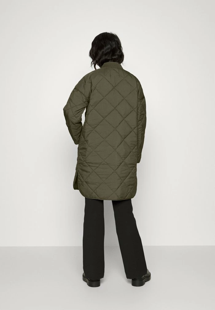 Esprit Classic Coat - Dark Khaki - Image 3