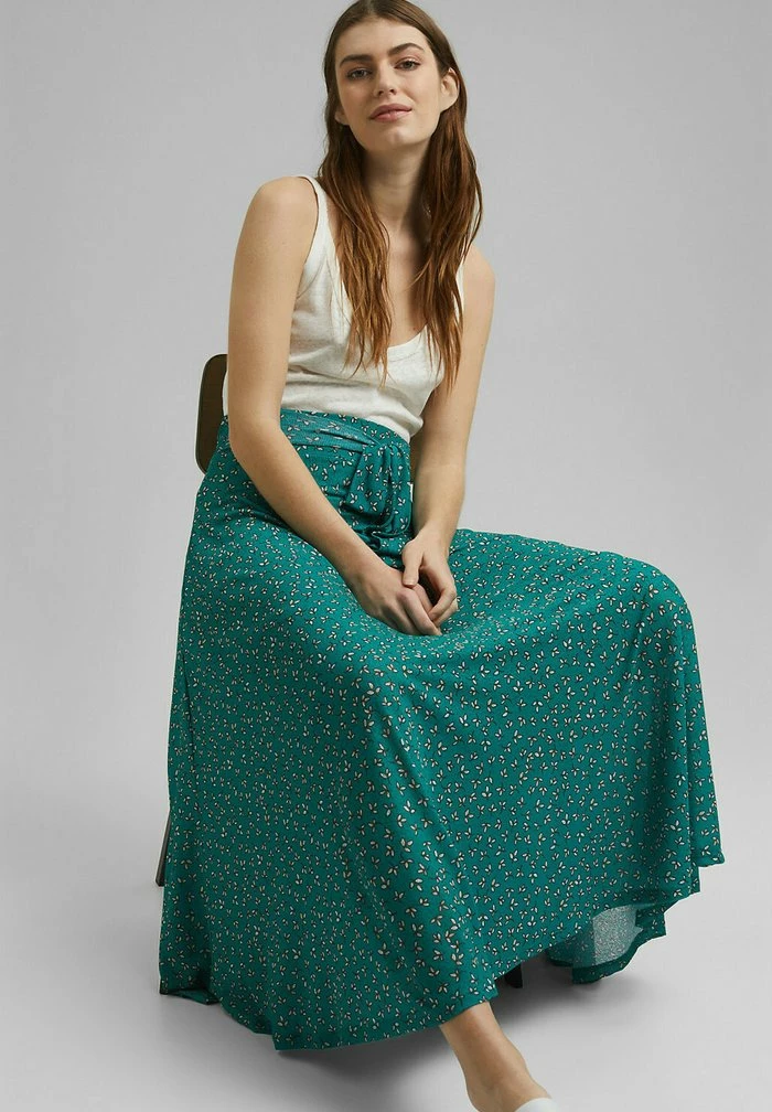Esprit Maxi Skirt - Teal Green - Image 6
