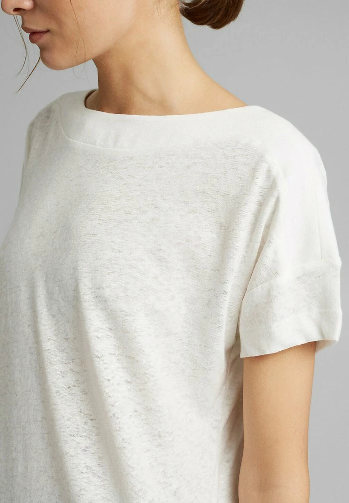 Esprit Basic T-shirt - Off White - Image 4