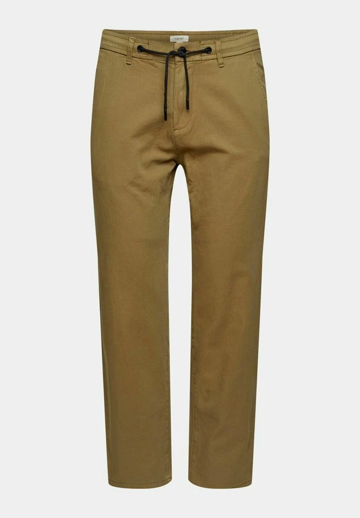 Esprit MIT KORDELZUGBUND - Trousers - Dark Khaki - Image 9