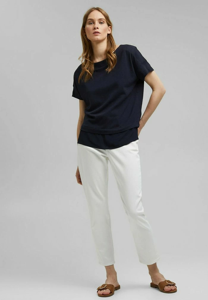 Esprit Basic T-shirt - Navy - Image 2