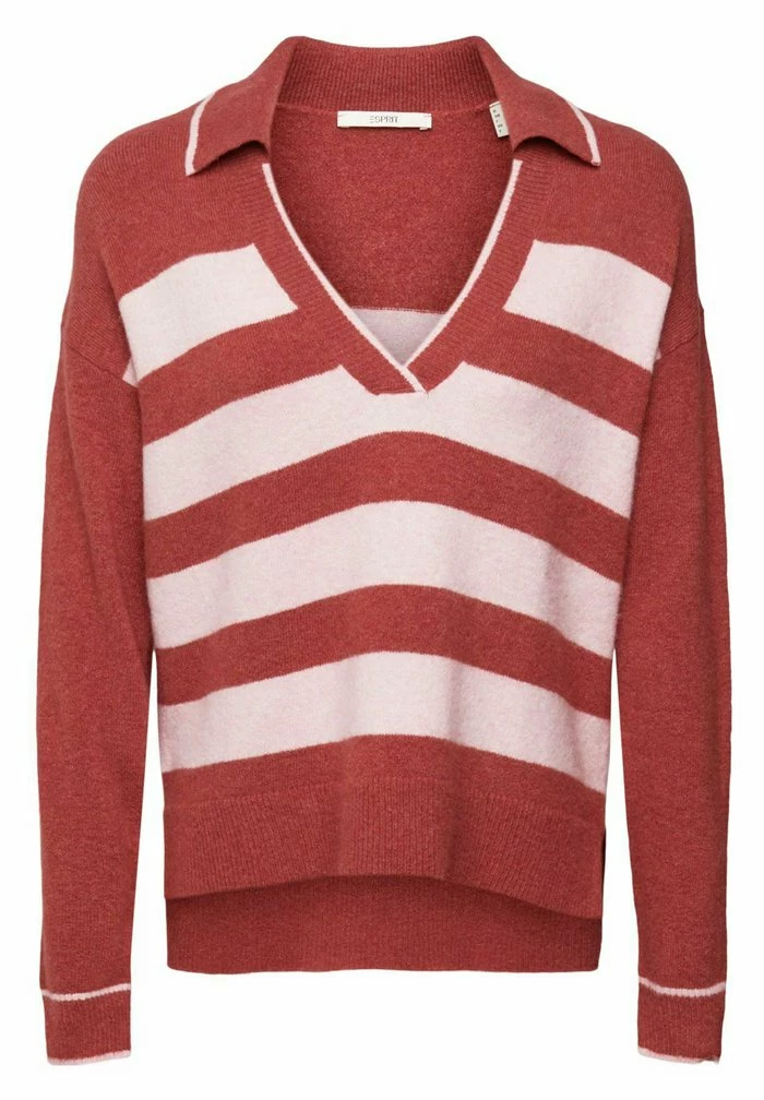 Esprit DEEP POLO - Jumper - New Terracotta - Image 6