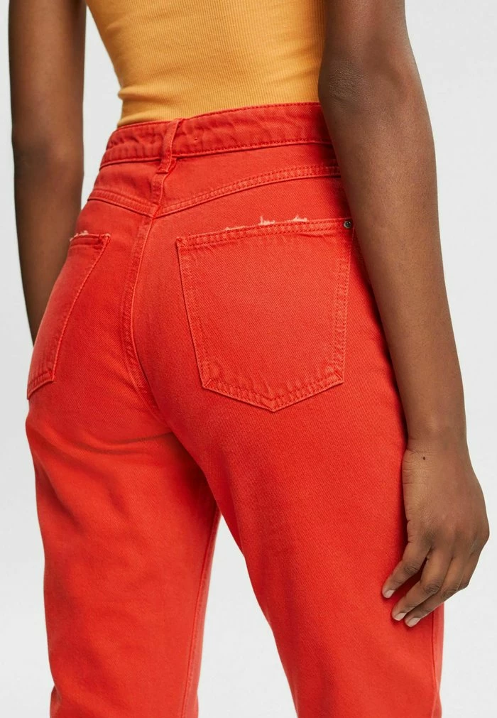 Esprit Jeans Tapered Fit - Orange Red - Image 4