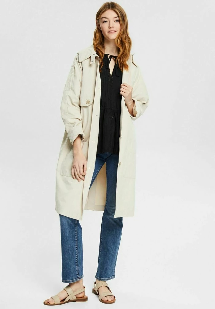 Esprit MIT LOCHSPITZE - Blouse - Black - Image 2