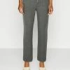 Esprit PANTS BRUSHED - Tracksuit Bottoms - Gunmetal