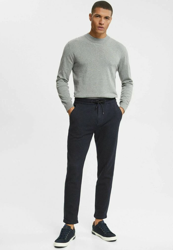 Esprit SLIM FIT - Trousers - Dark Blue - Image 2