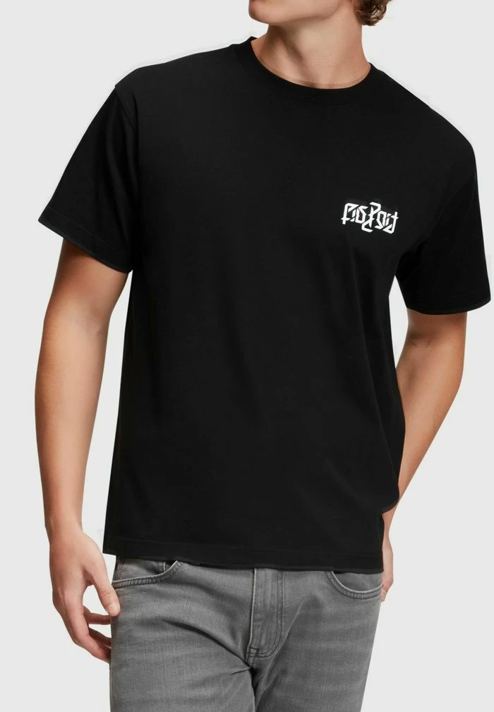 Esprit AMBIGRAM - Print T-shirt - Black