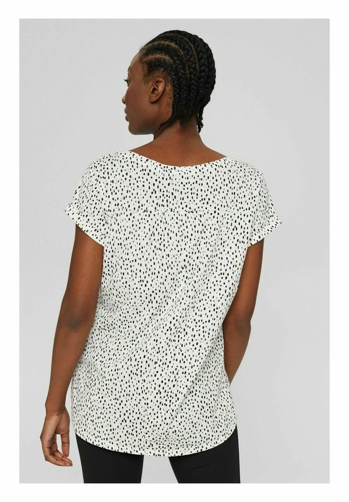 Esprit T-SHIRT MIT Print AUS 100%25 ORGANIC COTTON - Print T-shirt - Black Colorway - Image 3