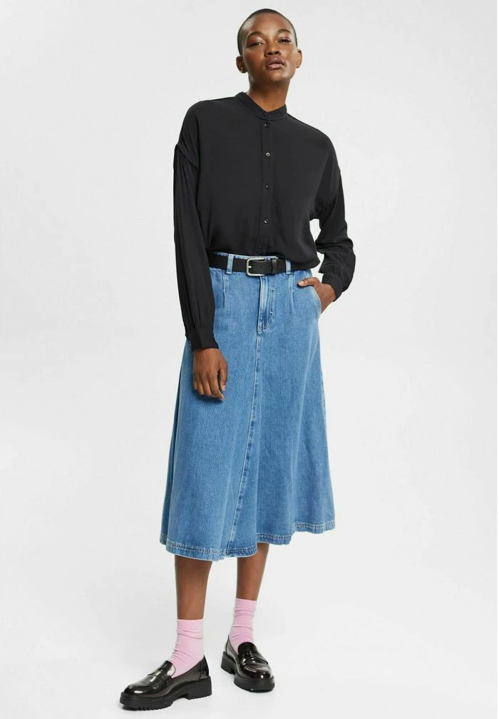 Esprit Button-down Blouse - Black - Image 2