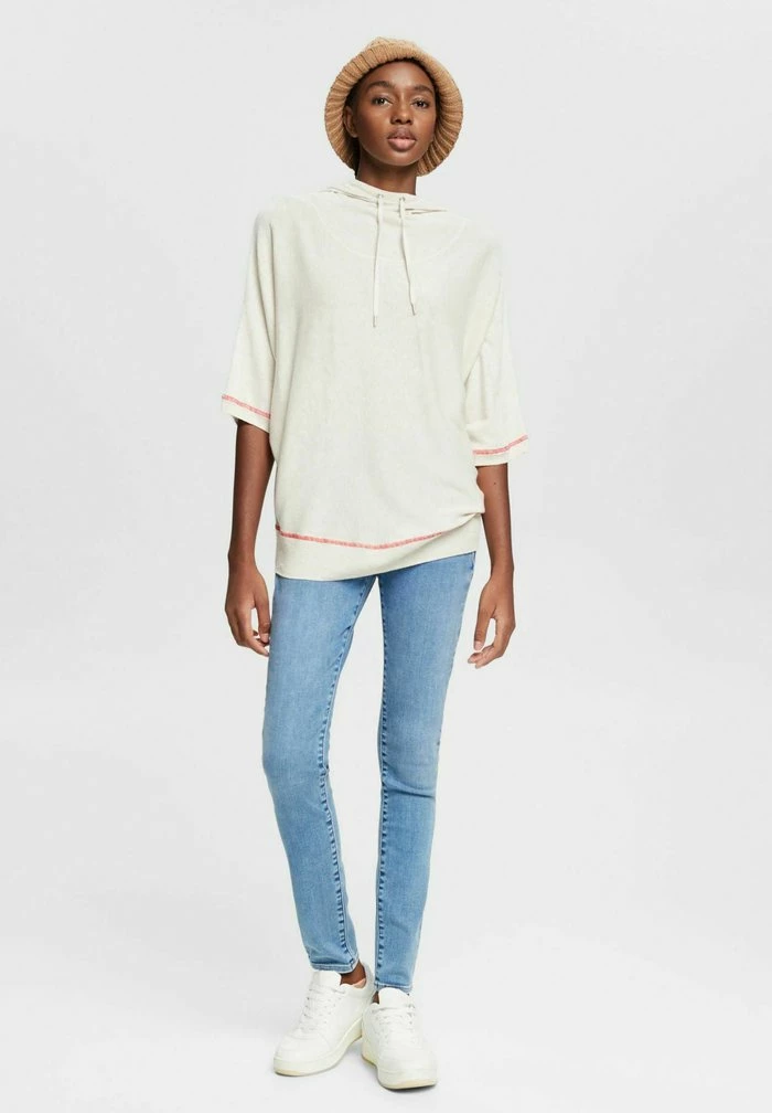 Esprit Mit - Hoodie - Mottled Beige - Image 4