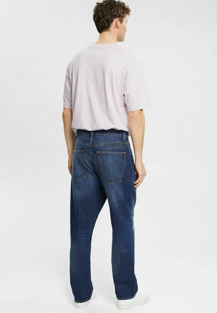 Esprit Relaxed Fit Jeans - Blue Dark Wash - Image 3