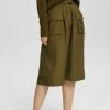 Esprit A-line Skirt - Dark Khaki