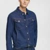 Esprit Denim Jacket - Blue Dark Washed