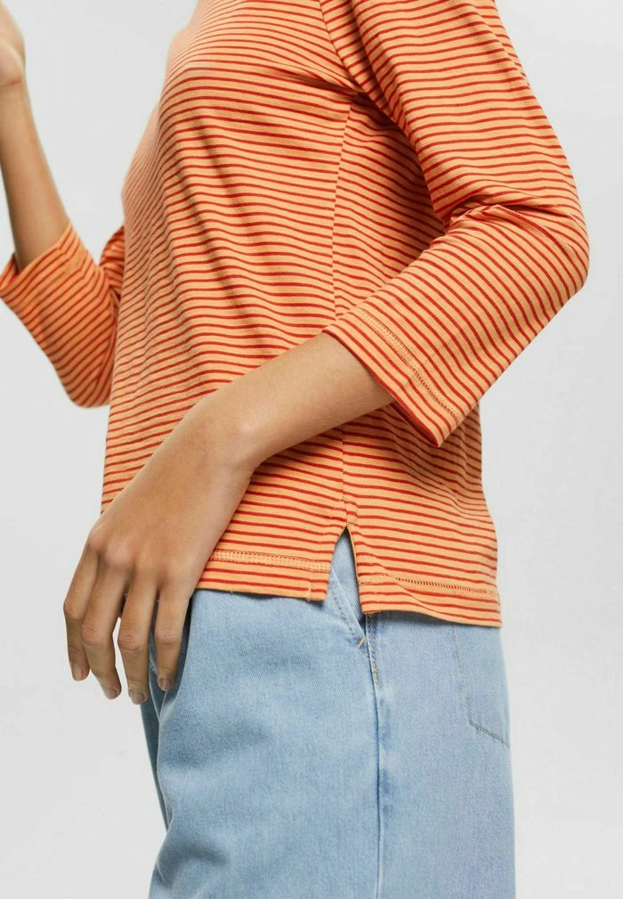 Esprit T LSLV SLUB STR - Long Sleeved Top - Peach - Image 4