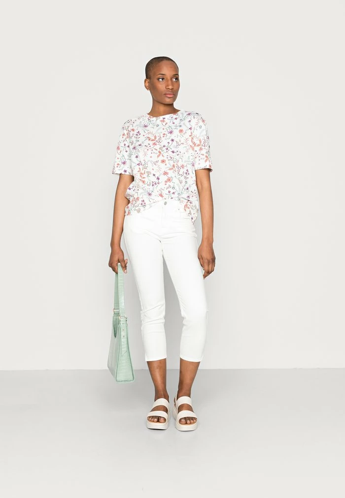 Esprit Print T-shirt - Off White - Image 2