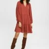 Esprit LIGHT WOVEN - Day Dress - Terracotta