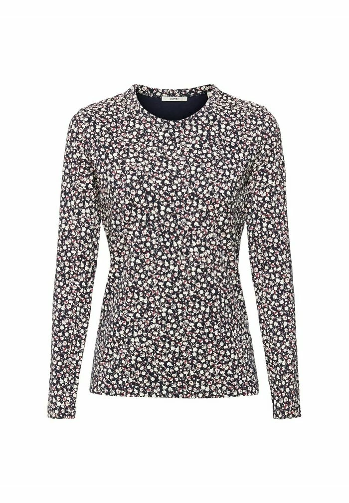 Esprit Long Sleeved Top - Navy - Image 5
